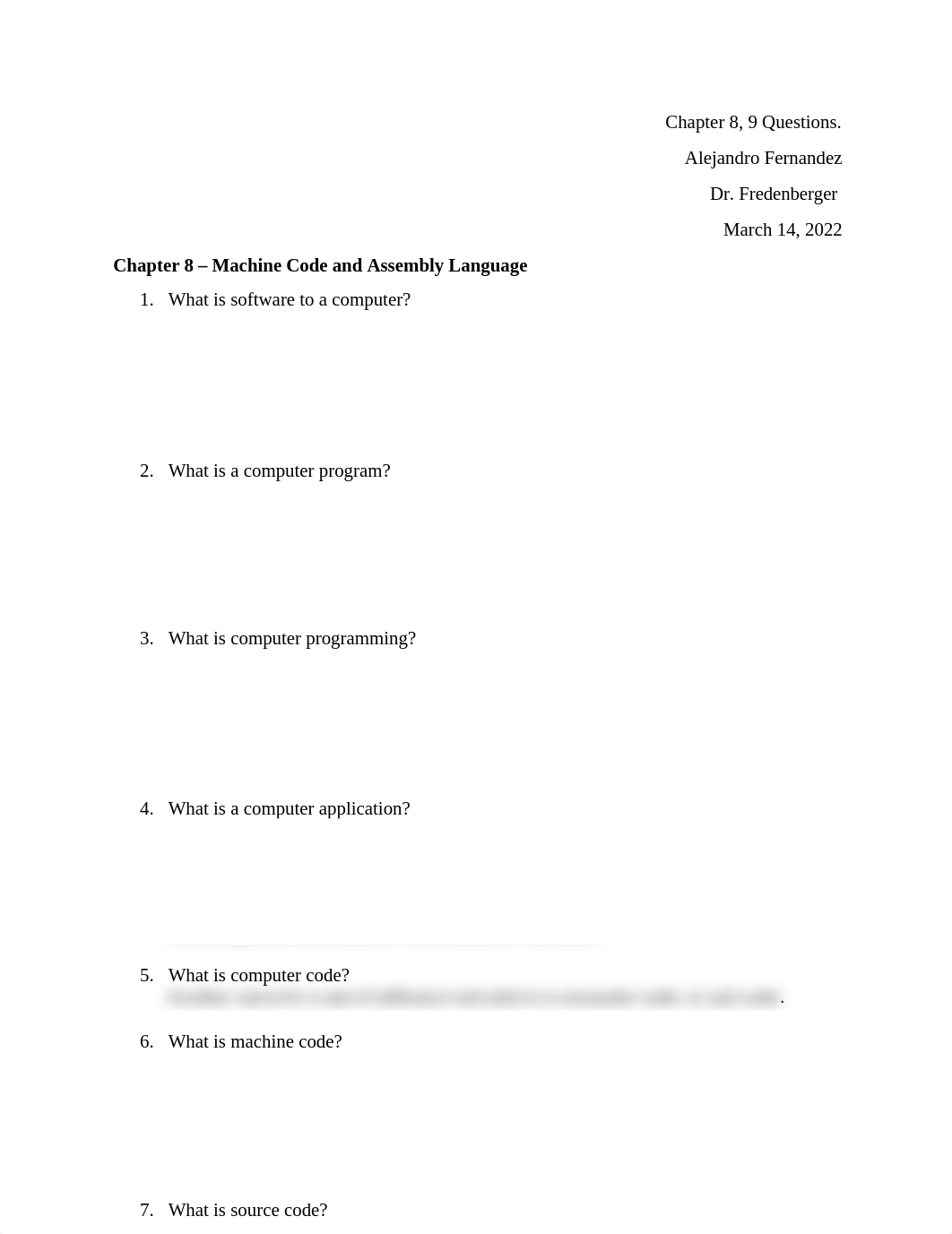 CISP 2410 - Questions Ch. 8, 9..docx_d4ywgmds60c_page1