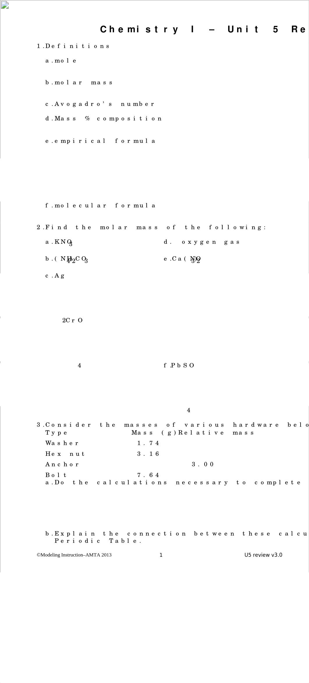 Modeling Chem Unit 5 Review Key.doc_d4z8gv5ek5m_page1