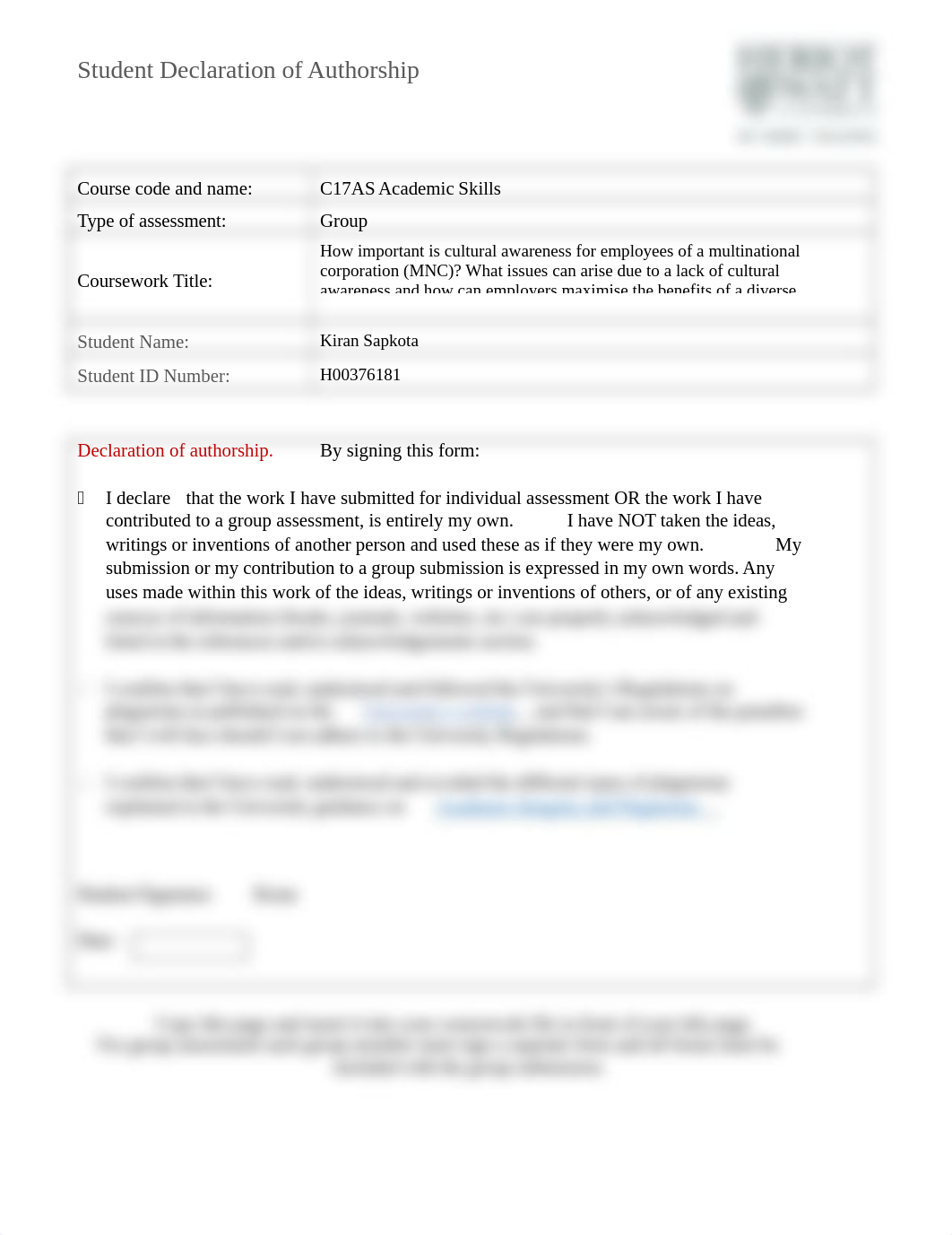 Standard Declaration of Student Authorship -HWU (1).docx_d4zk388i5wi_page1