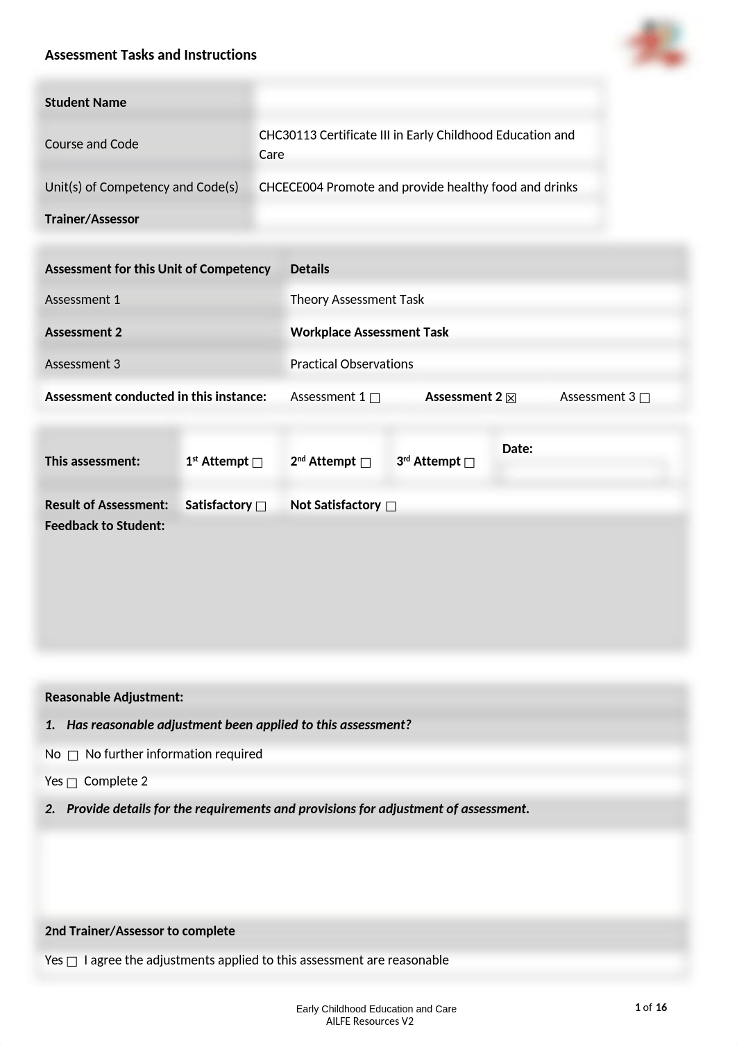 CHCECE004 Workplace Tasks.docx_d4zyt91j3q6_page1