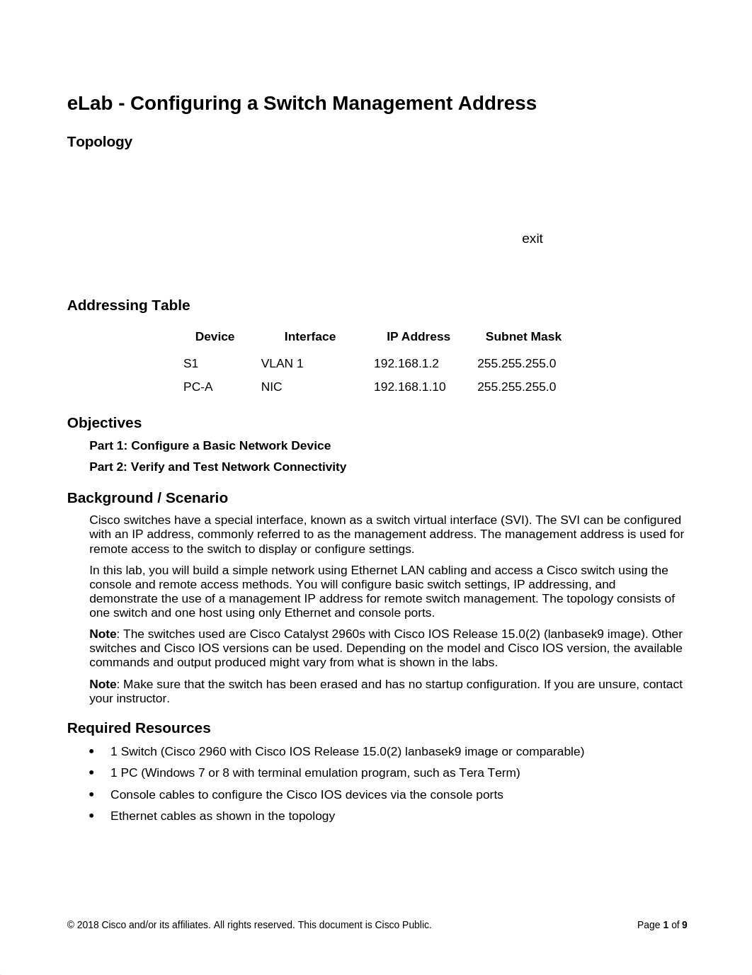 (Complete)2.3.3.4 Lab - Configuring a Switch Management Address(1).docx_d504cqsbhkm_page1