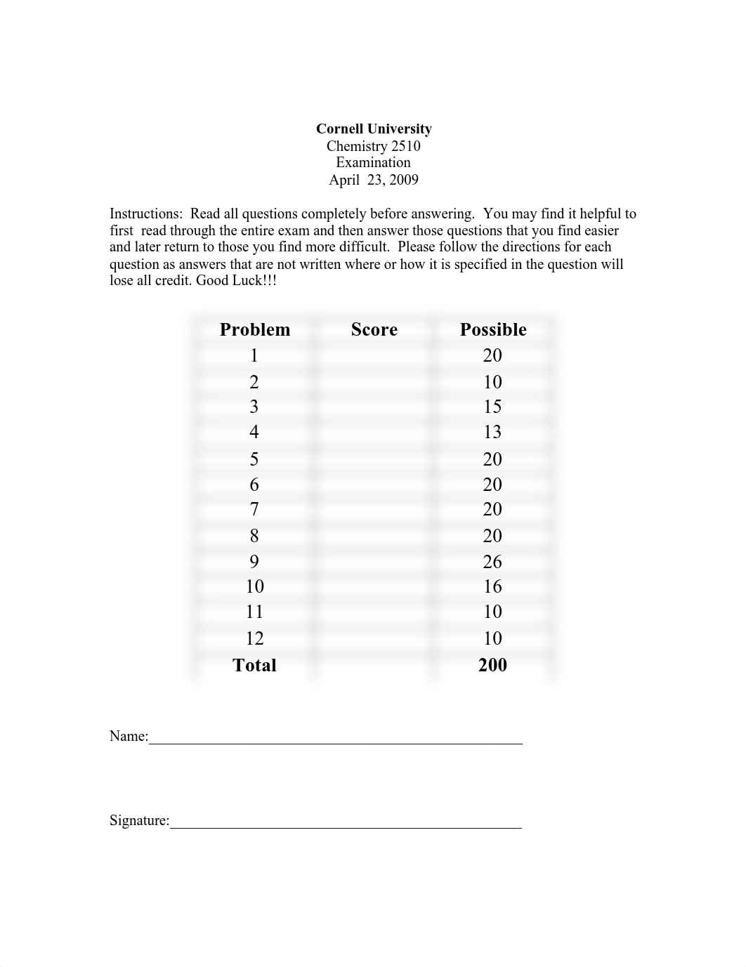 C2510 Final Exam Pa 2009_d50dp3zeaz4_page1