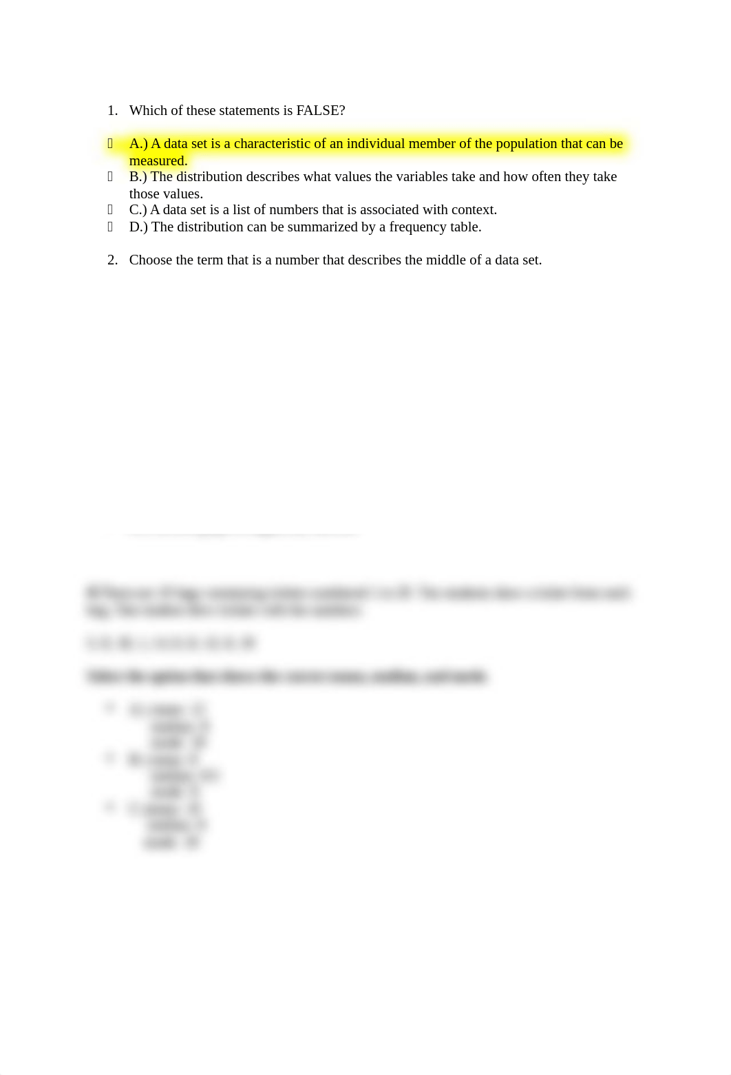 Introduction to Statistics Unit 2 challenge 2.docx_d516itg4633_page1