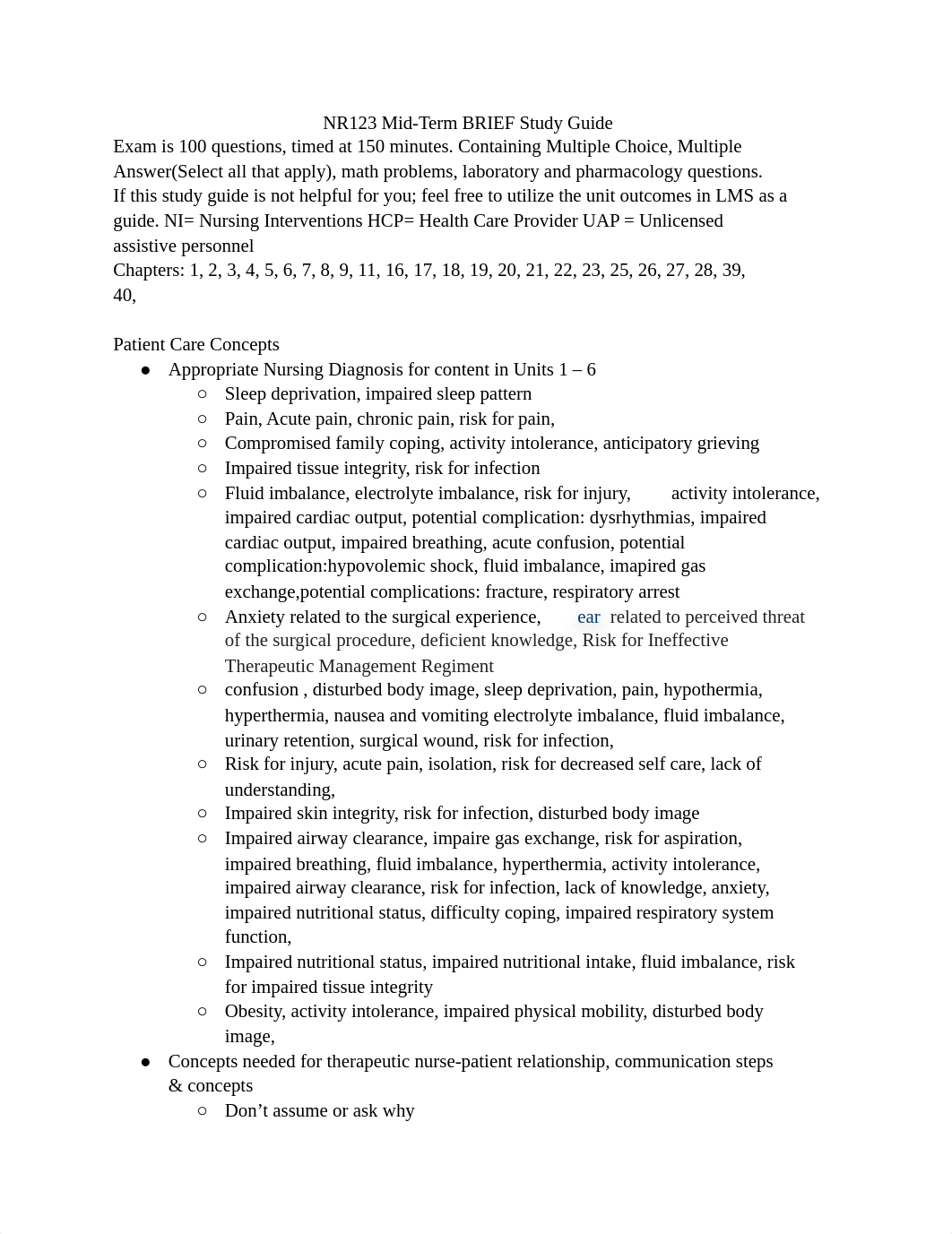 NR123 Mid-Term BRIEF Study Guide_d51747ijlg0_page1