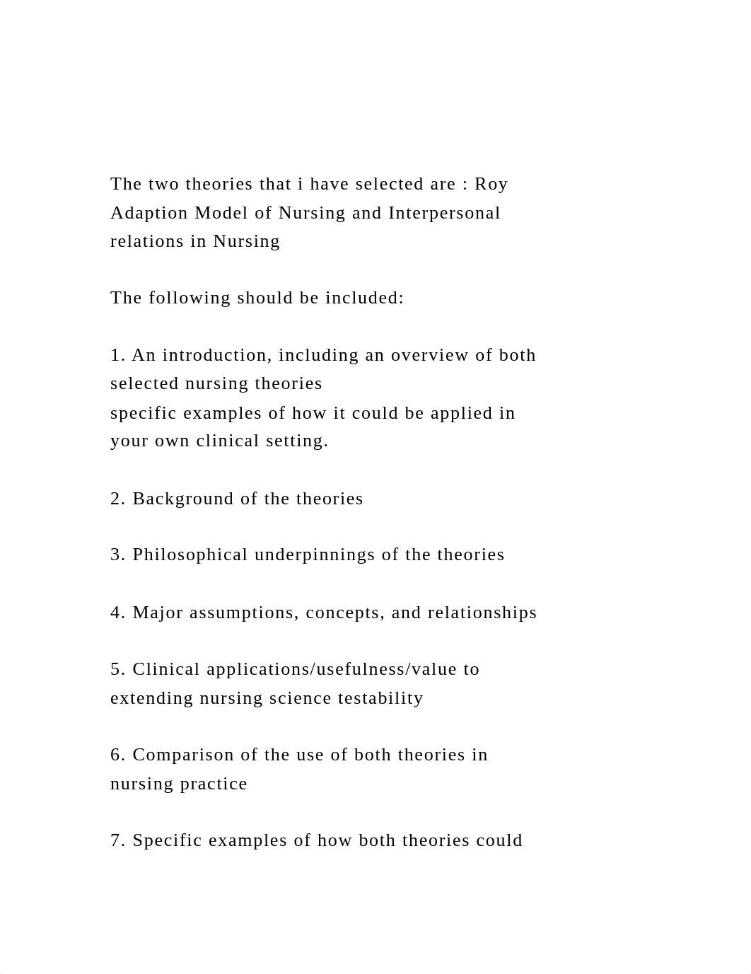 The two theories that i have selected are   Roy Adaption Model .docx_d51rl3iybgo_page2