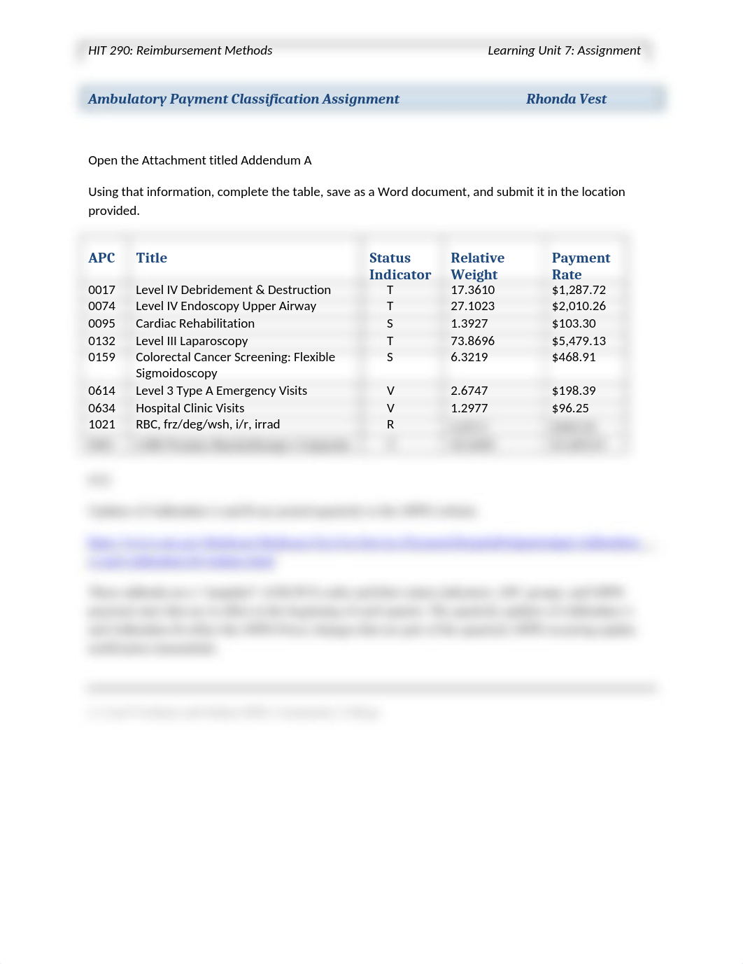 Ambulatory Payment Classification Assignment .docx_d51syy7ycuy_page1