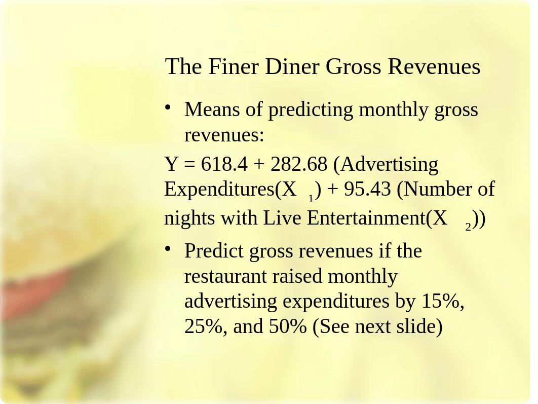 BSA308 Week 6 Assignment Finer Diner Gross Revenue Analysis_HNR.pptx_d51usbhb8nz_page2