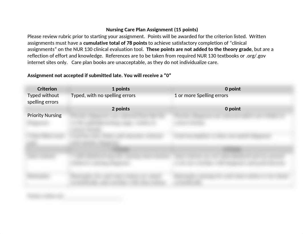 Nursing Care Plan Assignment Rubric.docx_d51vs2vhma5_page1