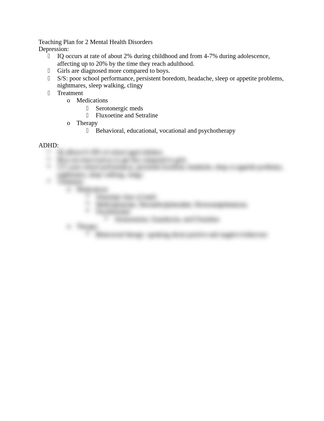 Teaching Plan for 2 Mental Health DisordersWeek 9 INCLASS.docx_d523mqnbwft_page1