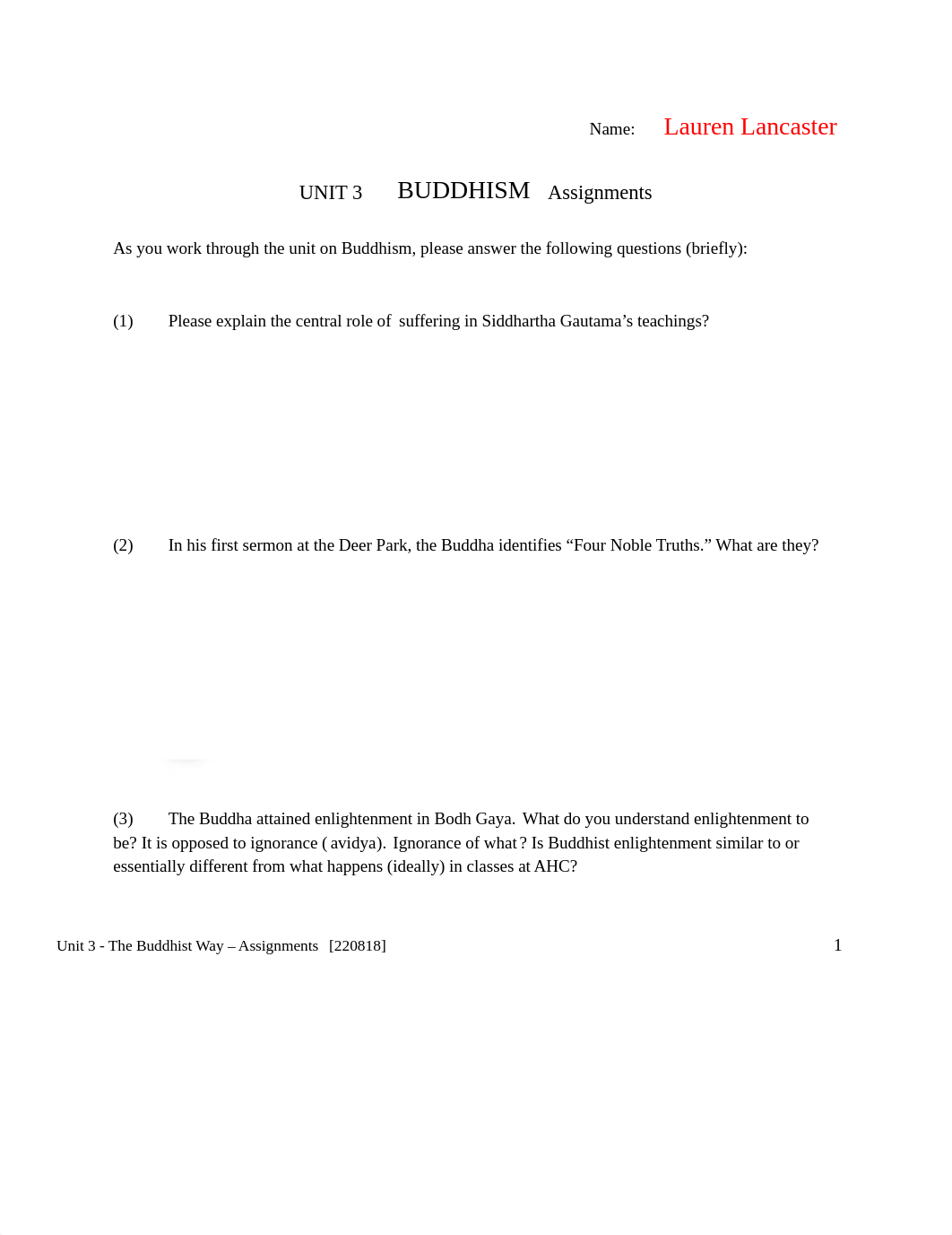 UNIT 3 BUDDHISM  Assignments   [220818].docx_d5262182qh6_page1