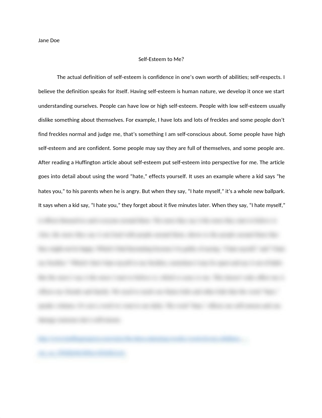 Self Esteem Assignment .docx_d528dwsqy70_page1