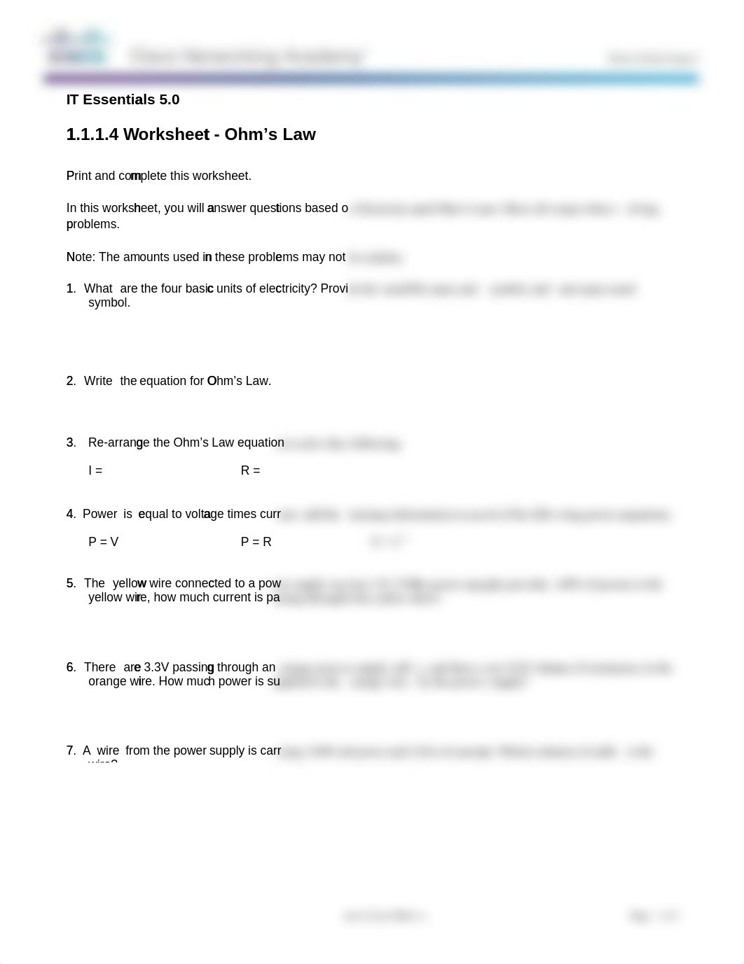 1.1.1.4 Worksheet - Ohms Law_d52dka0rny8_page1