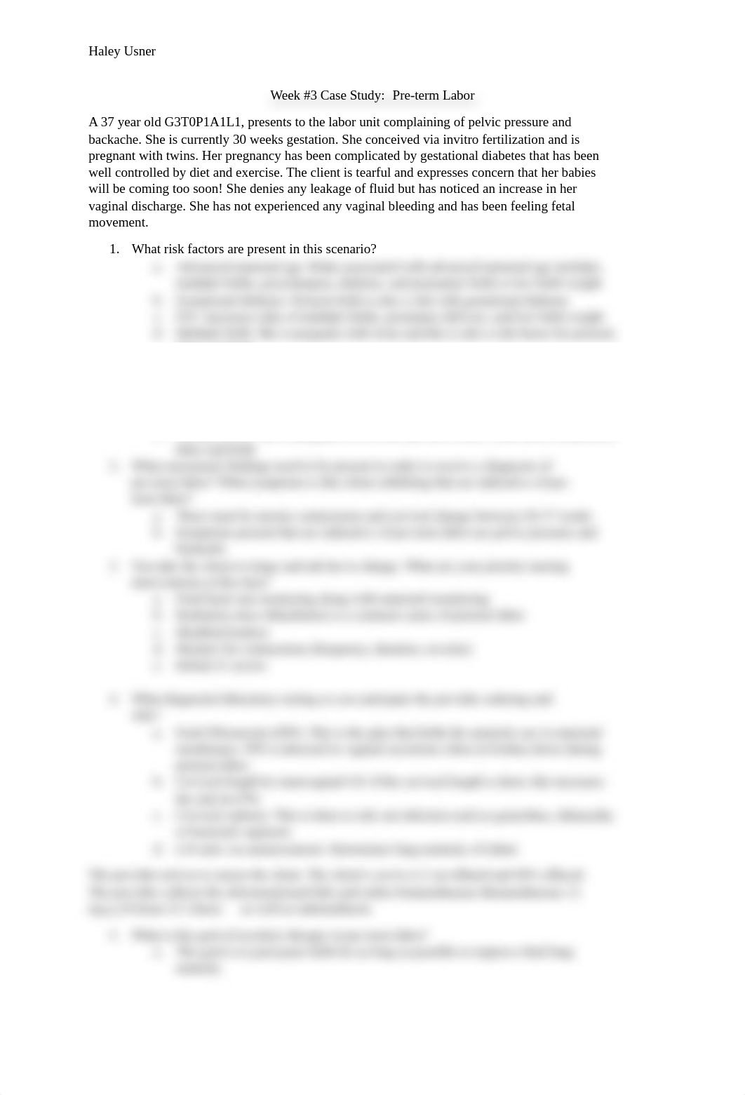 Week 3 Preterm labor case study.docx_d52h3r40ti4_page1