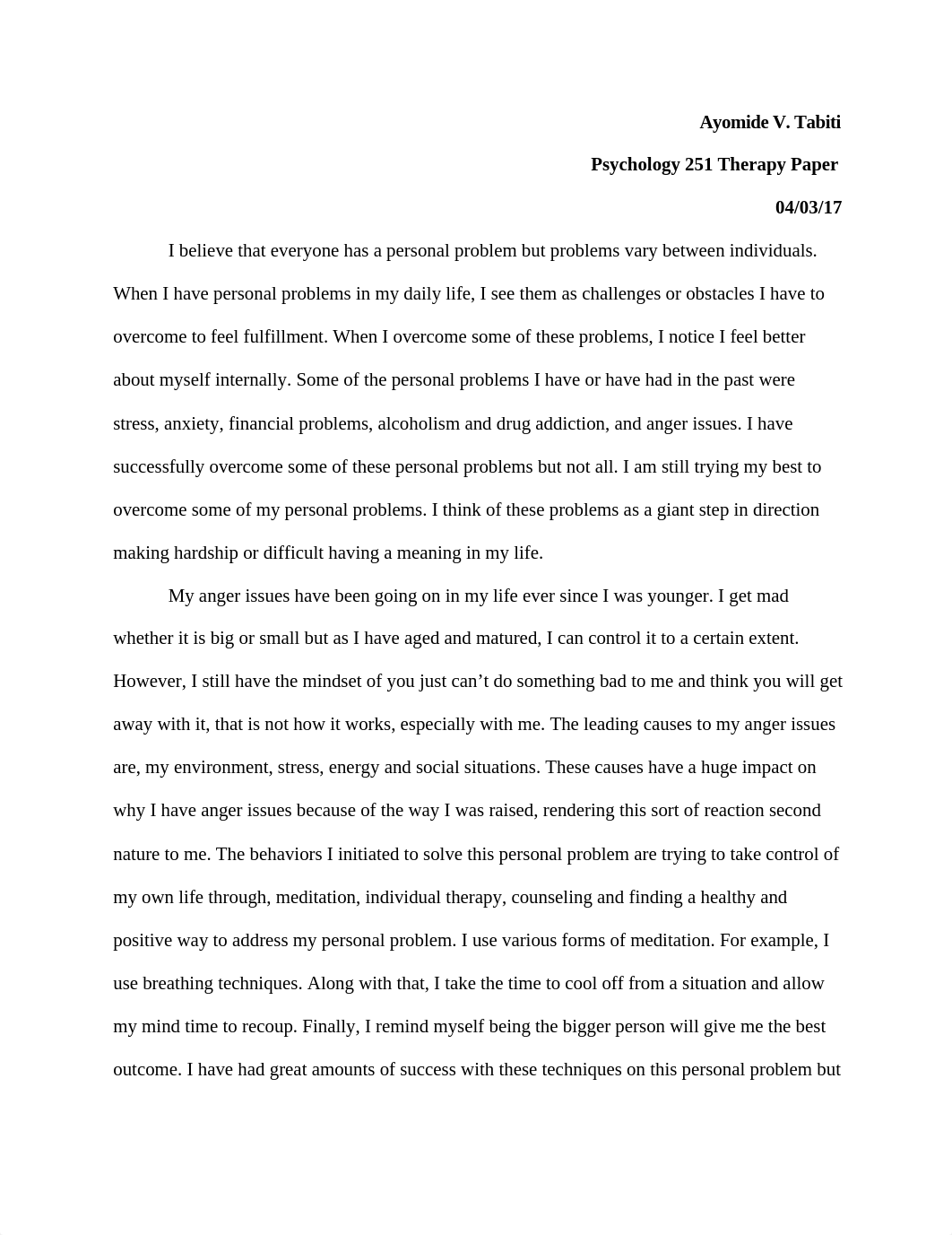 Psychology 251 Therapy Paper.docx_d52mxc755ze_page1