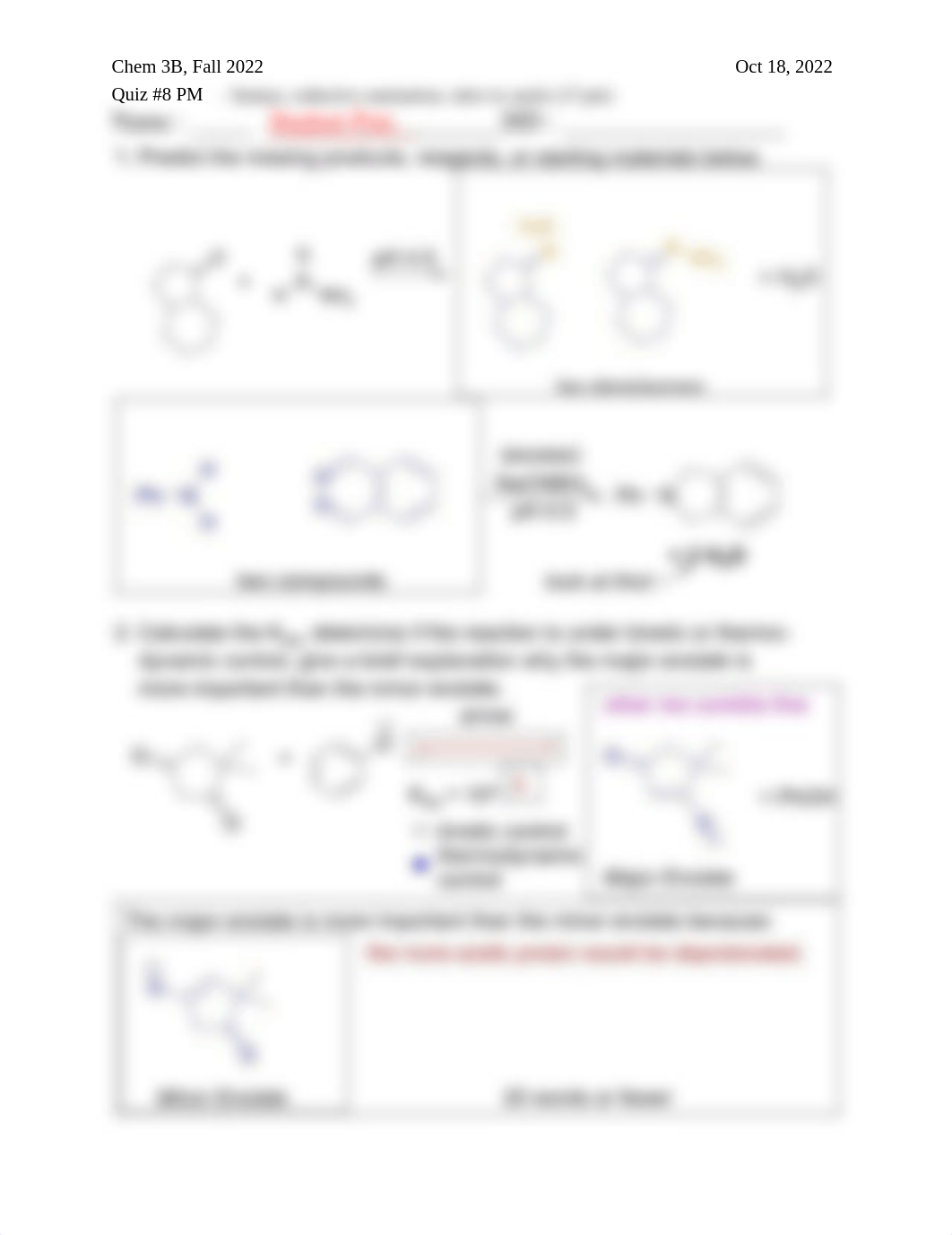 Quiz 8 - PM (Chem 3B - Fall 2022) - Key.pdf_d52os8sko82_page1