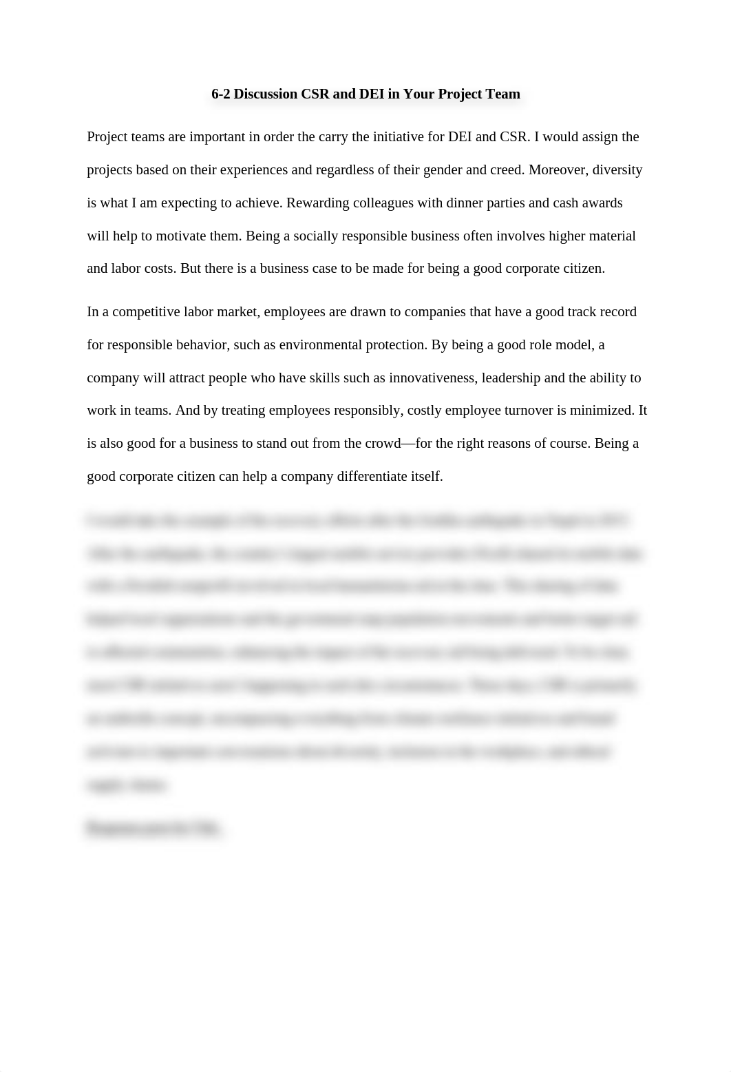 BUS-400 6-2 Discussion CSR and DEI in Your Project Team.docx_d52t65kpyka_page1