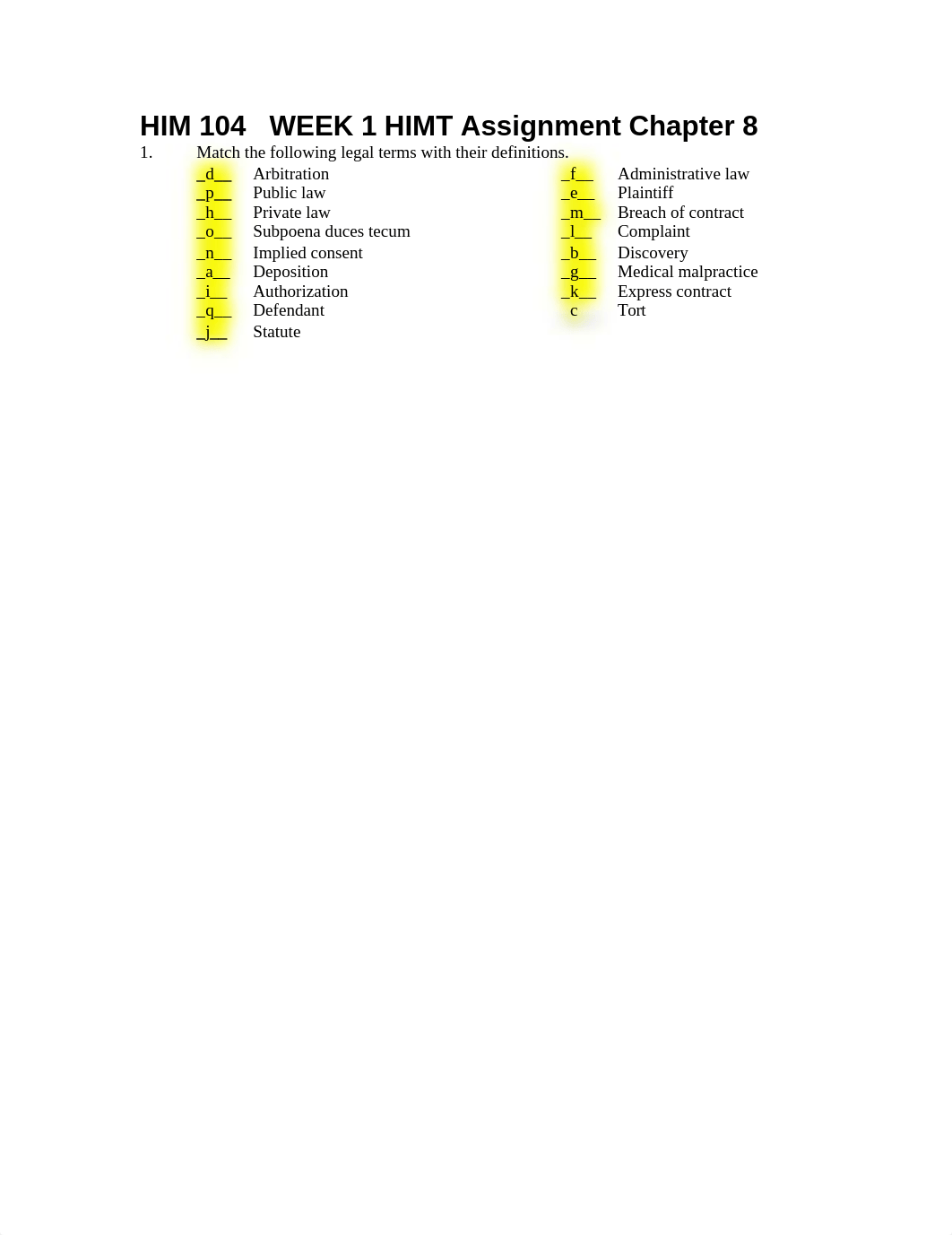 WEEK 1 HIMT Assignment  Chpt 8 worksheet JM.doc_d52wtc9h0rj_page1