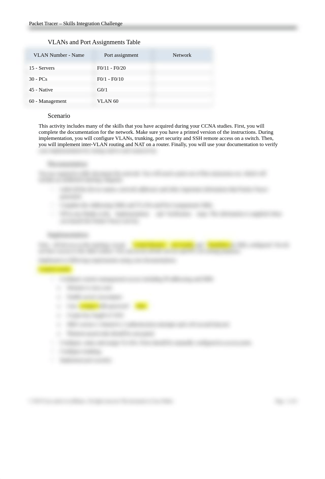1.3.1.3 Packet Tracer - Skills Integration Challenge.docx_d52xn120cel_page2