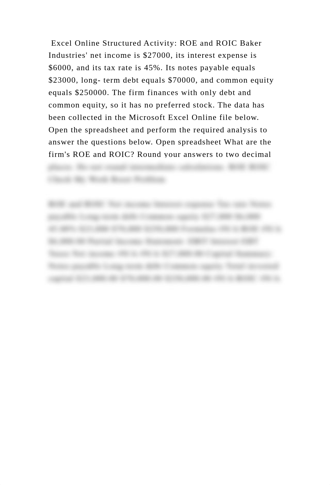 Excel Online Structured Activity ROE and ROIC Baker Industries net .docx_d531lmoswhj_page2