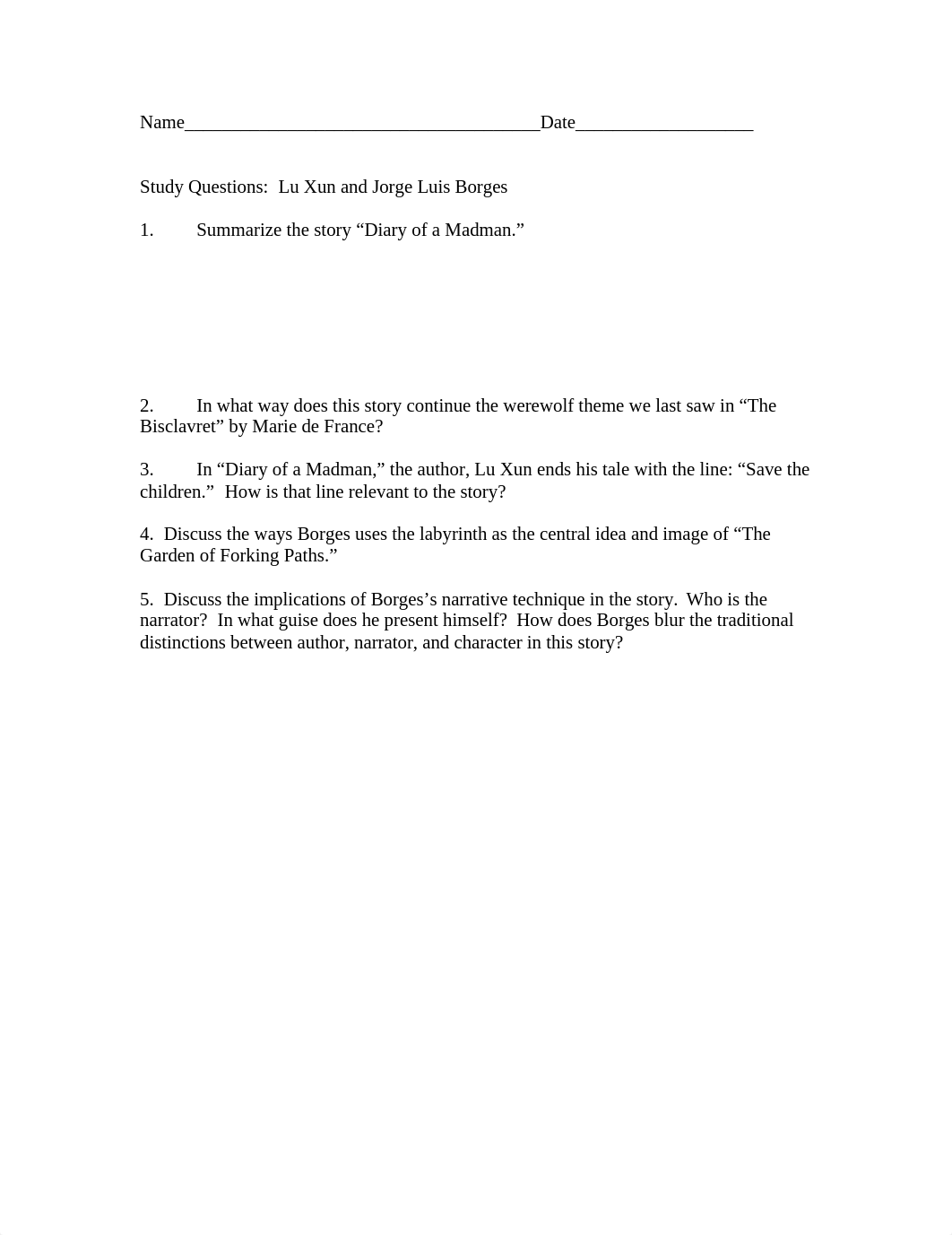 Jorge Luis Borges and Lu Xun Questions_d539a2ympv1_page1