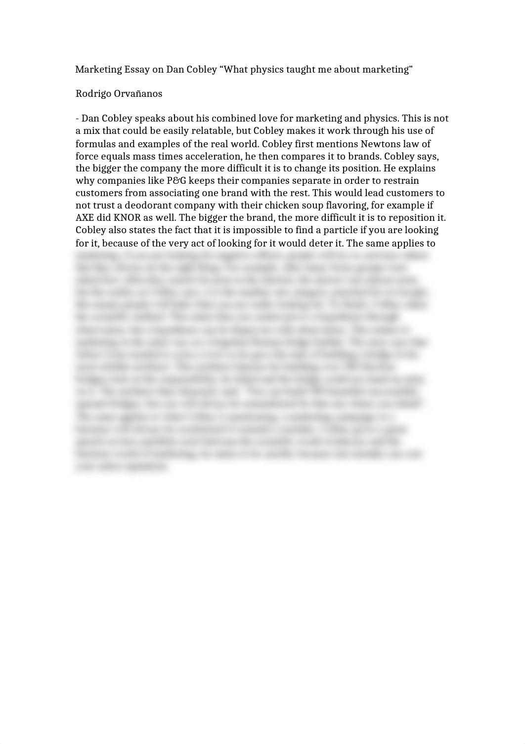 Marketing Essay on Dan Cobley.docx_d53d9v2ekv8_page1