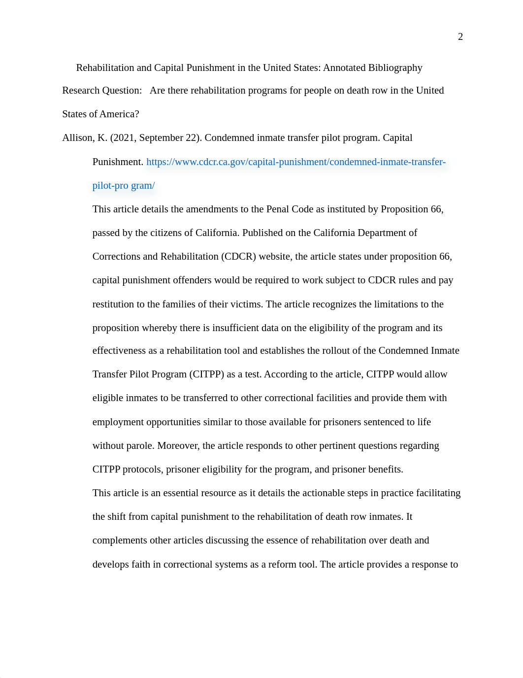 Rehabilitation and Capital Punishment in the United States.edited.docx_d53k2dpq2h8_page2