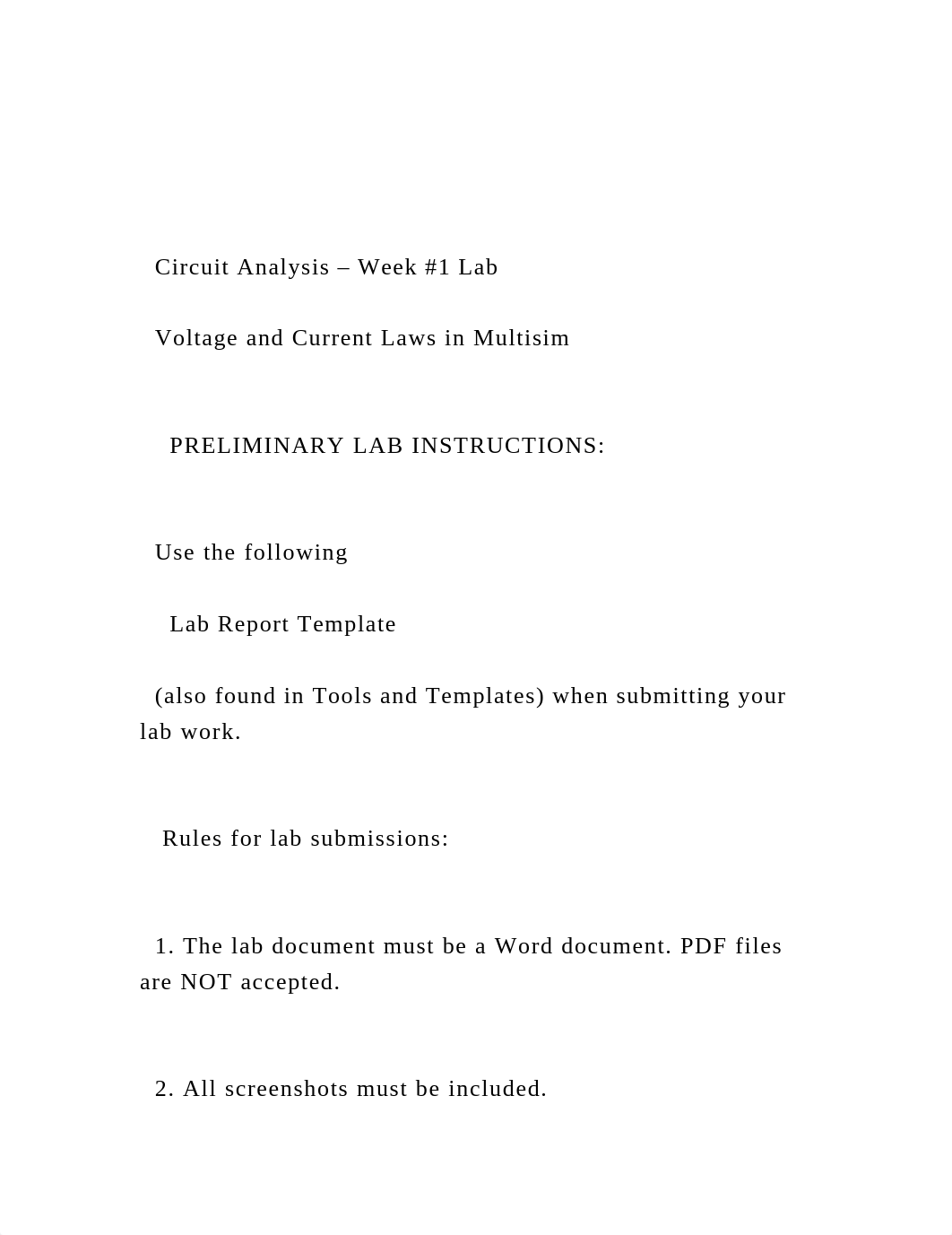 Circuit Analysis - Week #1 Lab   Voltage and Current Laws i.docx_d53wpvzoj7x_page2