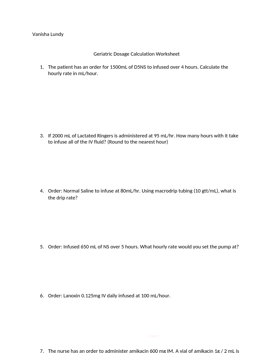 WK 10 Geriatric Dosage Calculation Worksheet...Lundy.. week 10 .docx_d541jg4w78h_page1