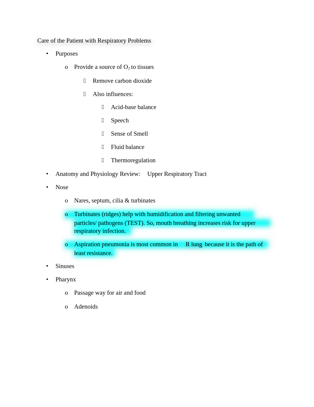 Care of the Patient with Respiratory Problems.docx_d5439pbpt21_page1