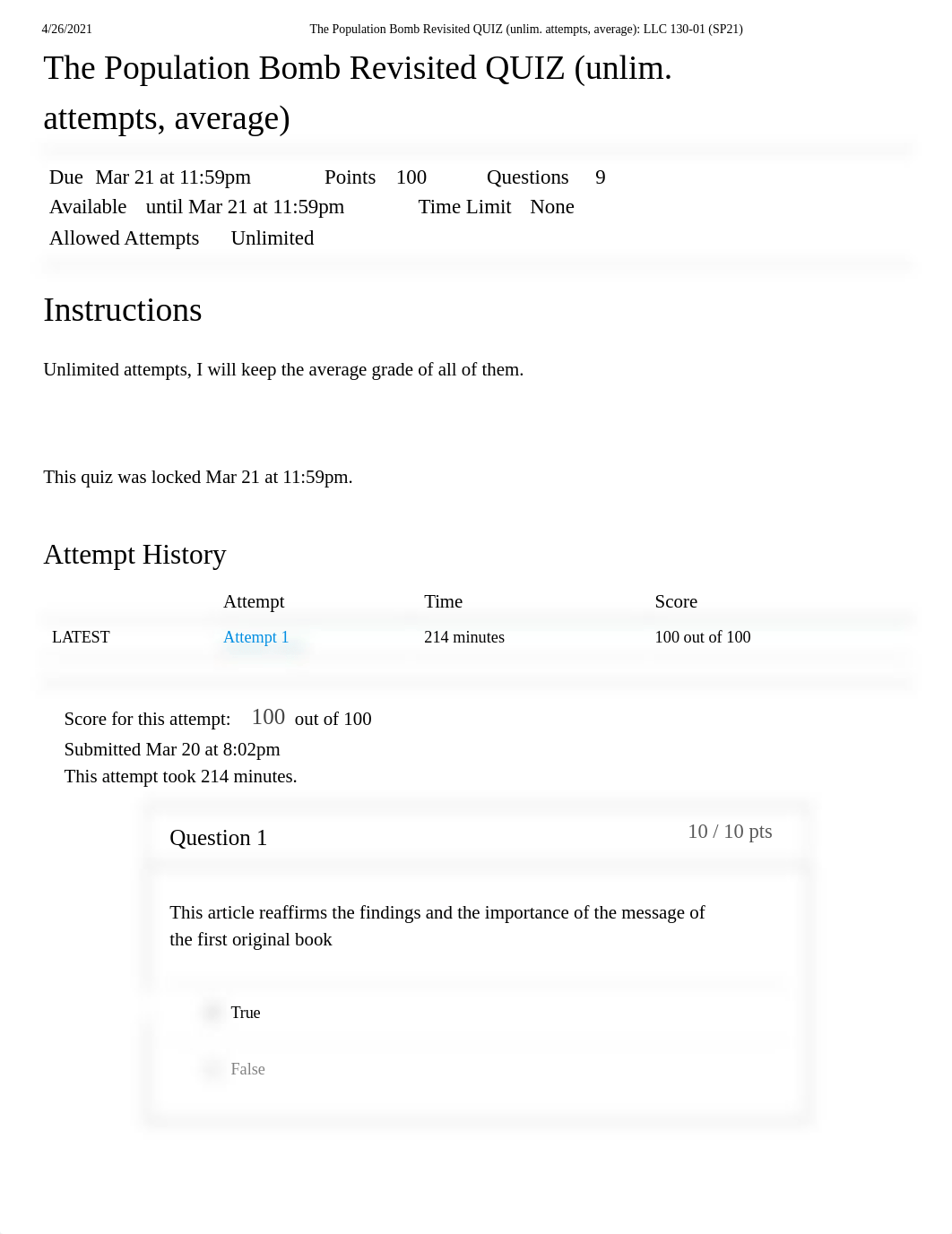 The Population Bomb Revisited QUIZ (unlim. attempts, average)_ LLC 130-01 (SP21).pdf_d54mbxli926_page1