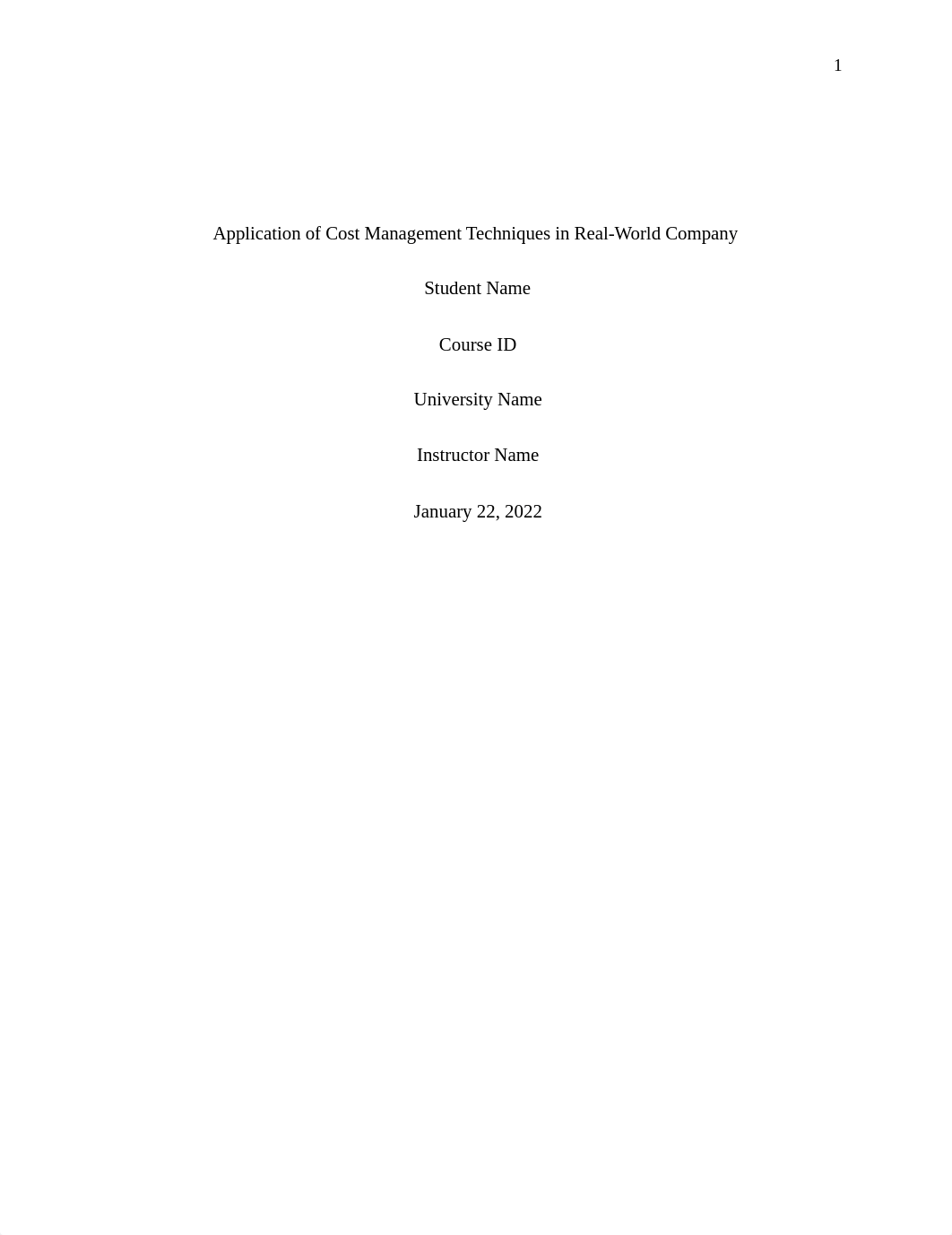 Application of Cost management Technique in a real world company.docx_d54me10hkmx_page1