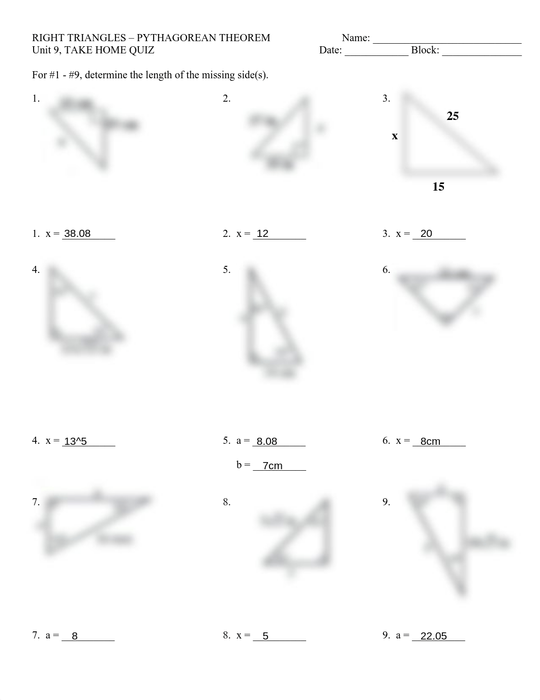 Anaya Frink - Unit 9 TAKE HOME QUIZ.pdf_d54qe97ggxd_page1