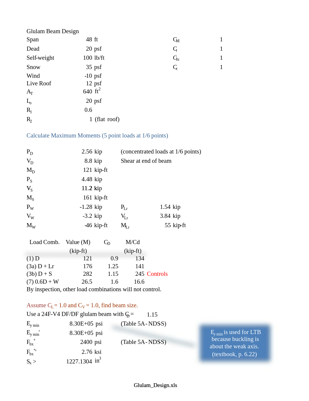 Homework on Glulam Beam Design Continue_d54r39asrw4_page1