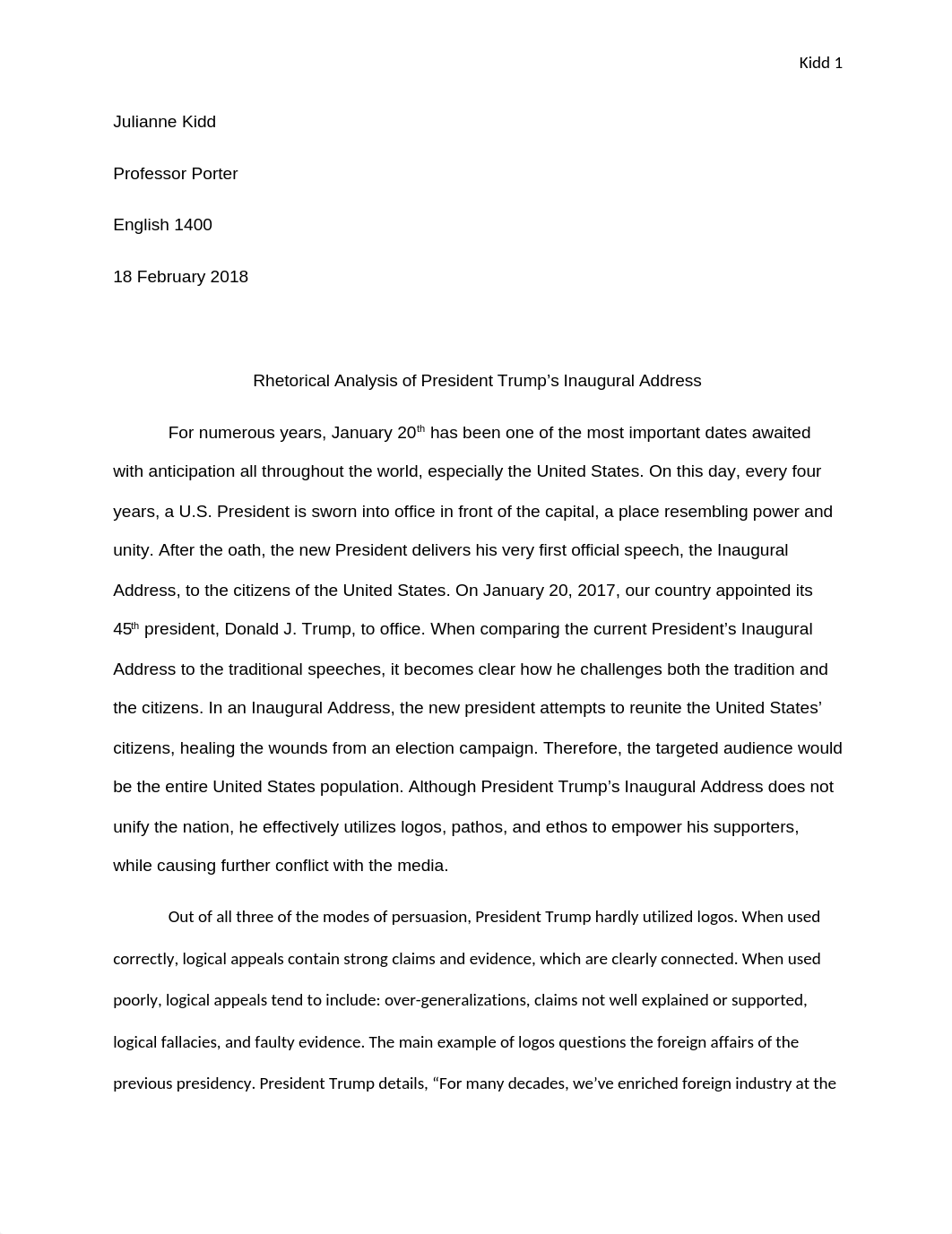 Rhetorical Analysis - Pres. Trump's Address.docx_d54xfgneb3q_page1