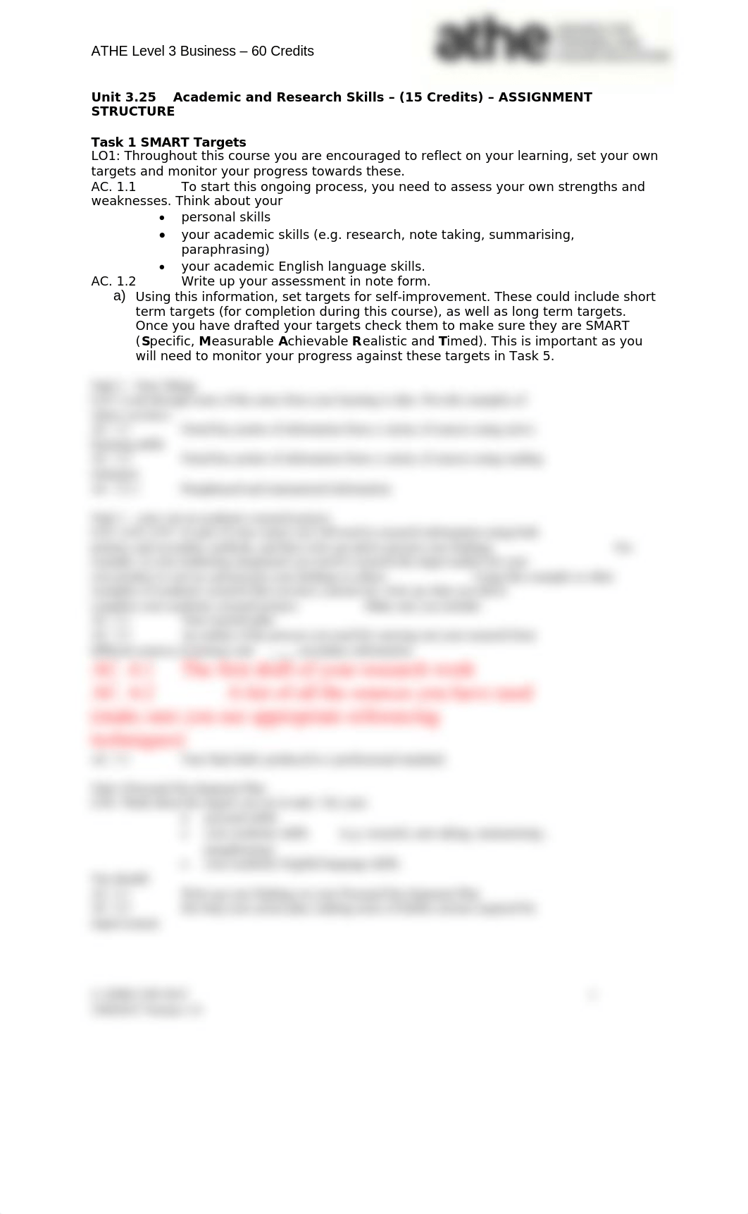 STRUCTURE ATHE_Level 3 Unit 3.25 Assignment Structure.doc_d54yd85n68y_page1