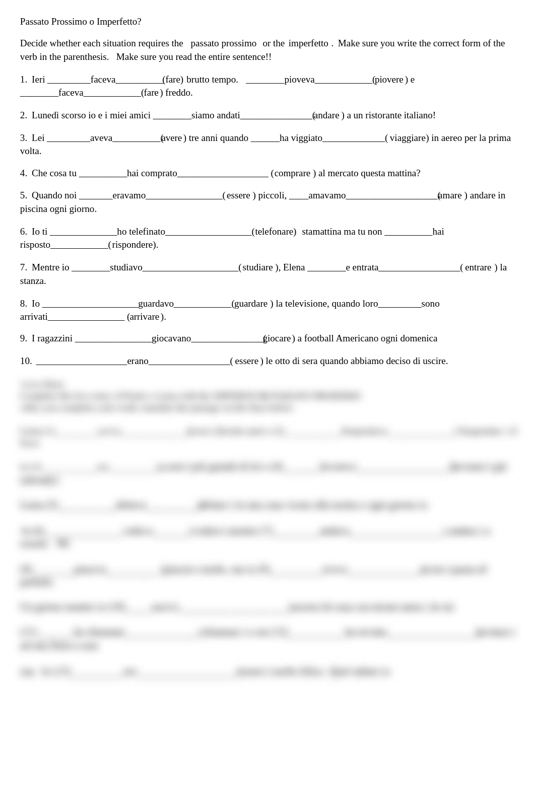 esercizi Passato prossimo VS imperfetto.docx_d5504xioqg8_page1