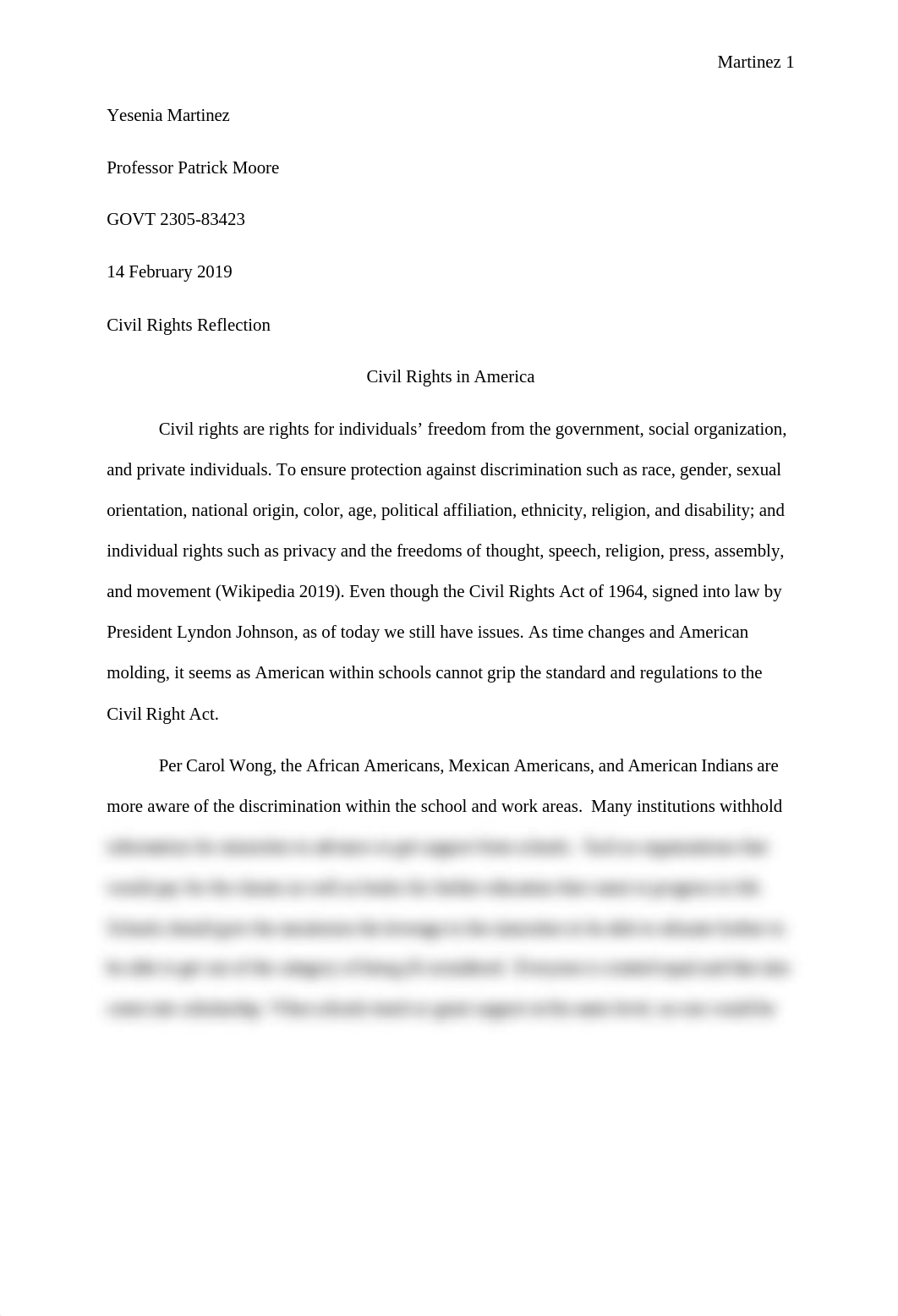 Civil Rights Reflection Yesenia Martinez 1430559.docx_d550g94ya0h_page1