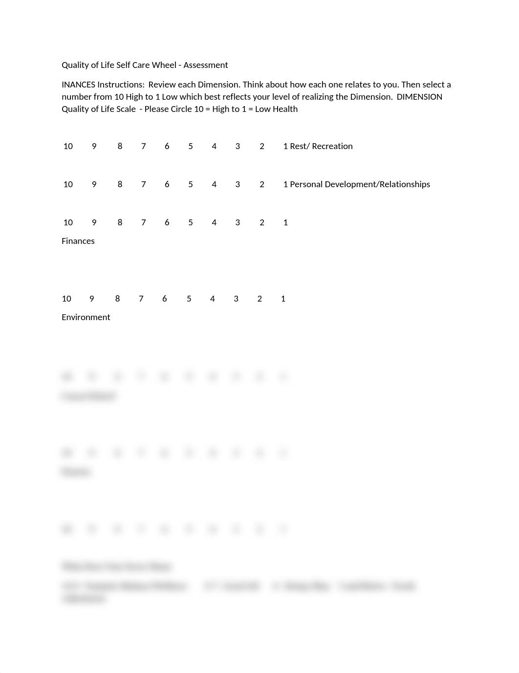 Quality of Life Self Care Wheel Plain Quiz.docx_d55v744v8wd_page1