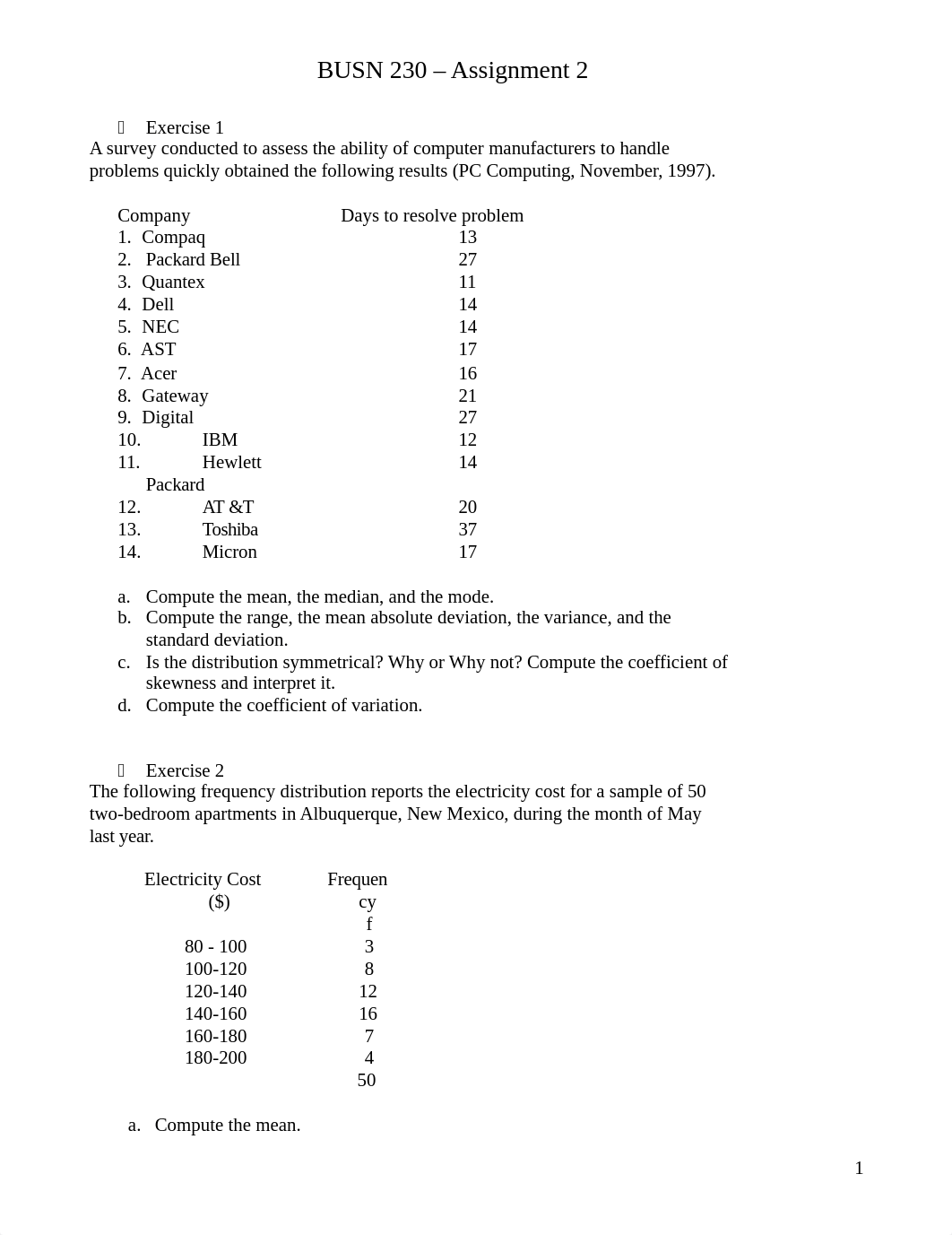 Spring 2021 Assignment 2 Descriptive Statistics & Measures of Central Tendency.docx_d5618093au1_page1