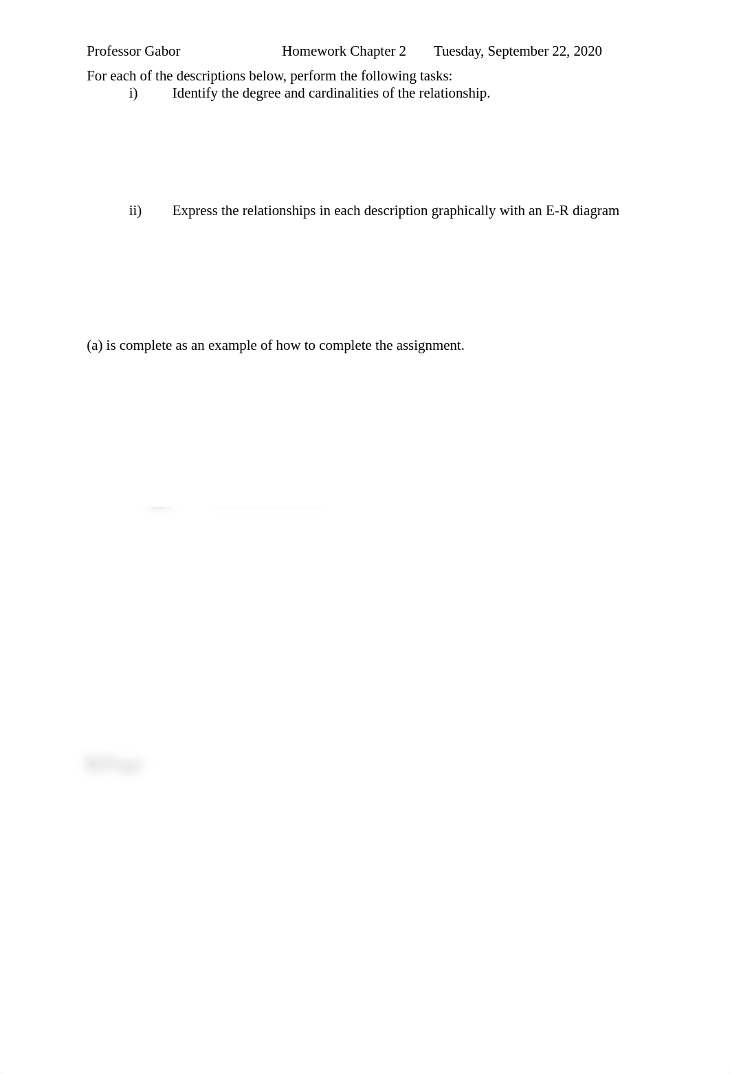 Assignment Chapter Two Modern Database Management page 100, Assignment 2-24 (1).docx_d562xfa9hbq_page1