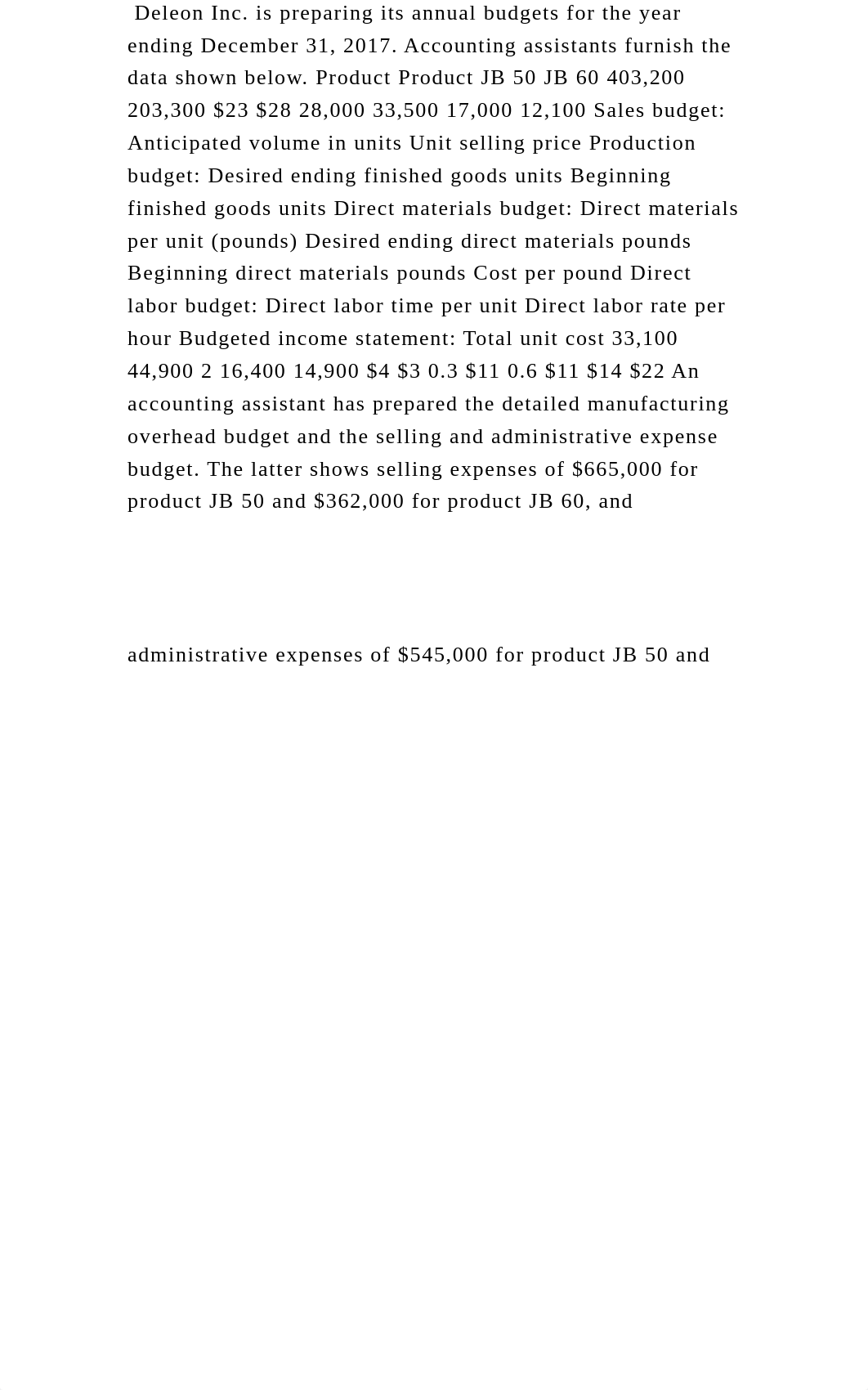 Deleon Inc. is preparing its annual budgets for the year ending Decem.docx_d563mvx9ye7_page2