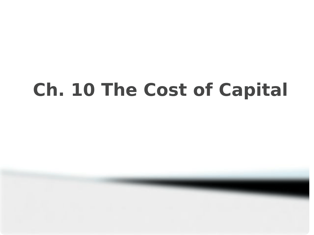 C2. The Cost of Capital (Ch.10) for Students_d56h13rhjnr_page1