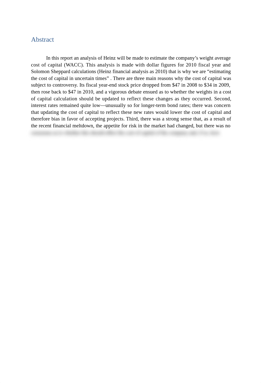 H.J-Heinz-Estimating-the-cost-of-Capital-in-uncertain-times.docx_d56jybhph25_page3