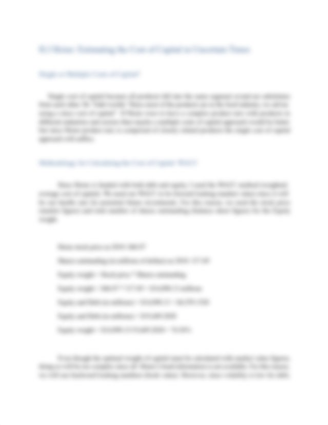 H.J-Heinz-Estimating-the-cost-of-Capital-in-uncertain-times.docx_d56jybhph25_page4