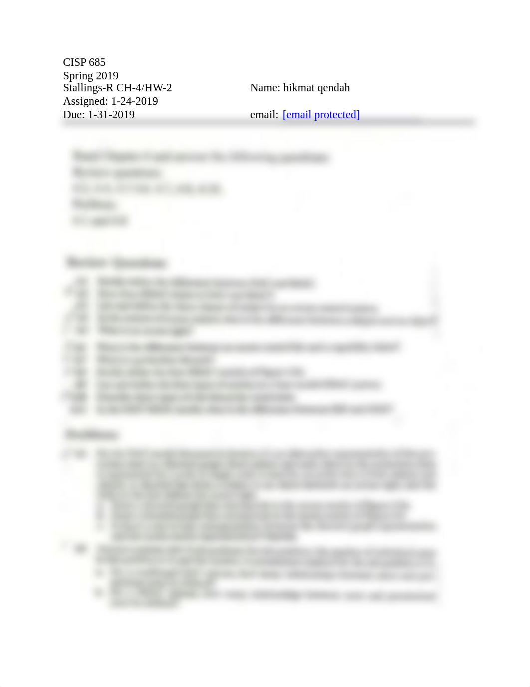 MGIS 685 Spring 2014 Stallinhs CH-4 HW-2 Solution.docx_d56k82nq7nu_page1