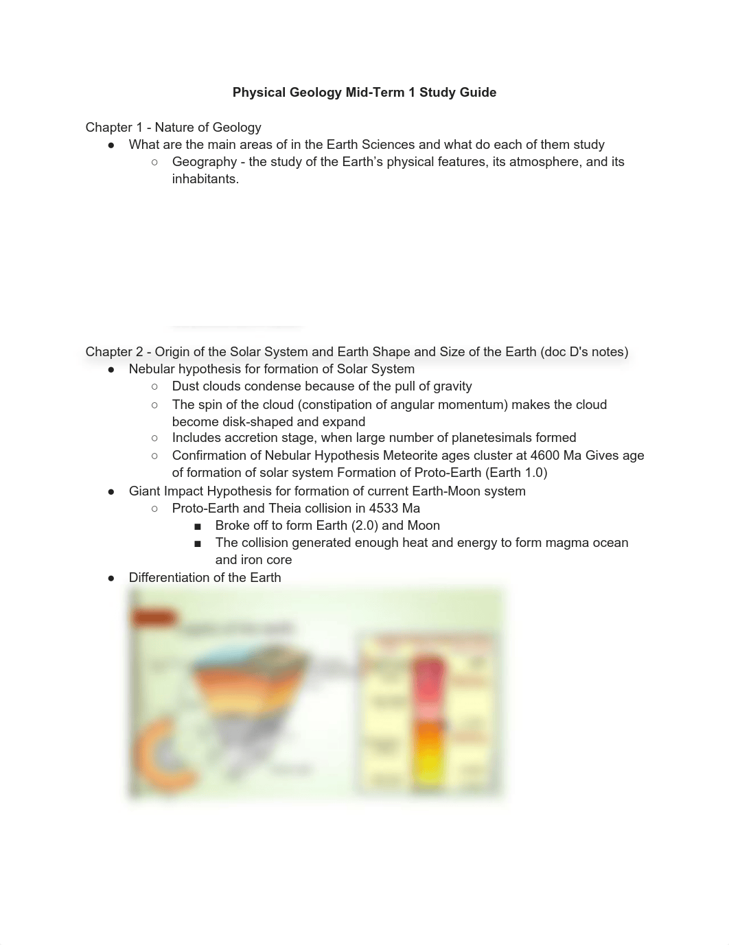 Physical Geology Mid-Term 1 Study Guide.pdf_d56lt9qbsvu_page1