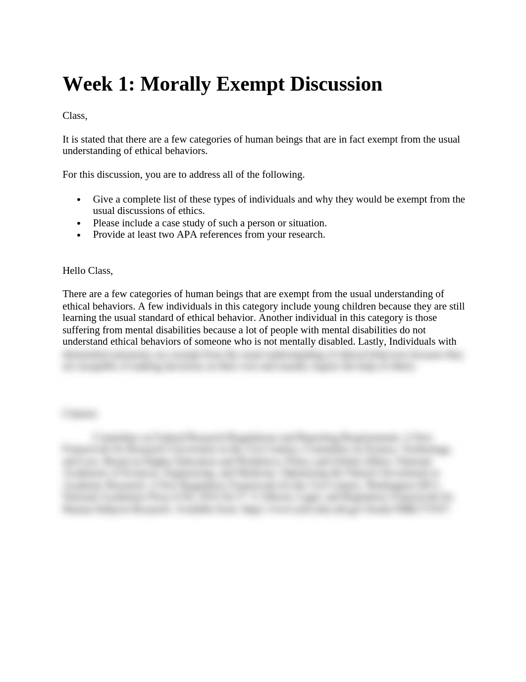 Week 1- Morally Exempt Discussion.docx_d56qdcuwj1q_page1