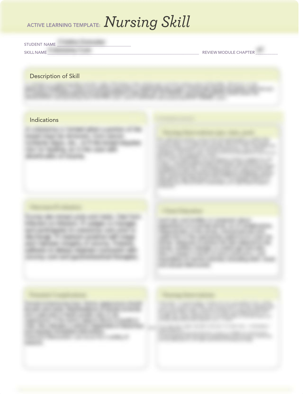 Colostomy Care - SIM2 - ATI template Nursing Skill - S_IV.pdf_d56tjmra307_page1