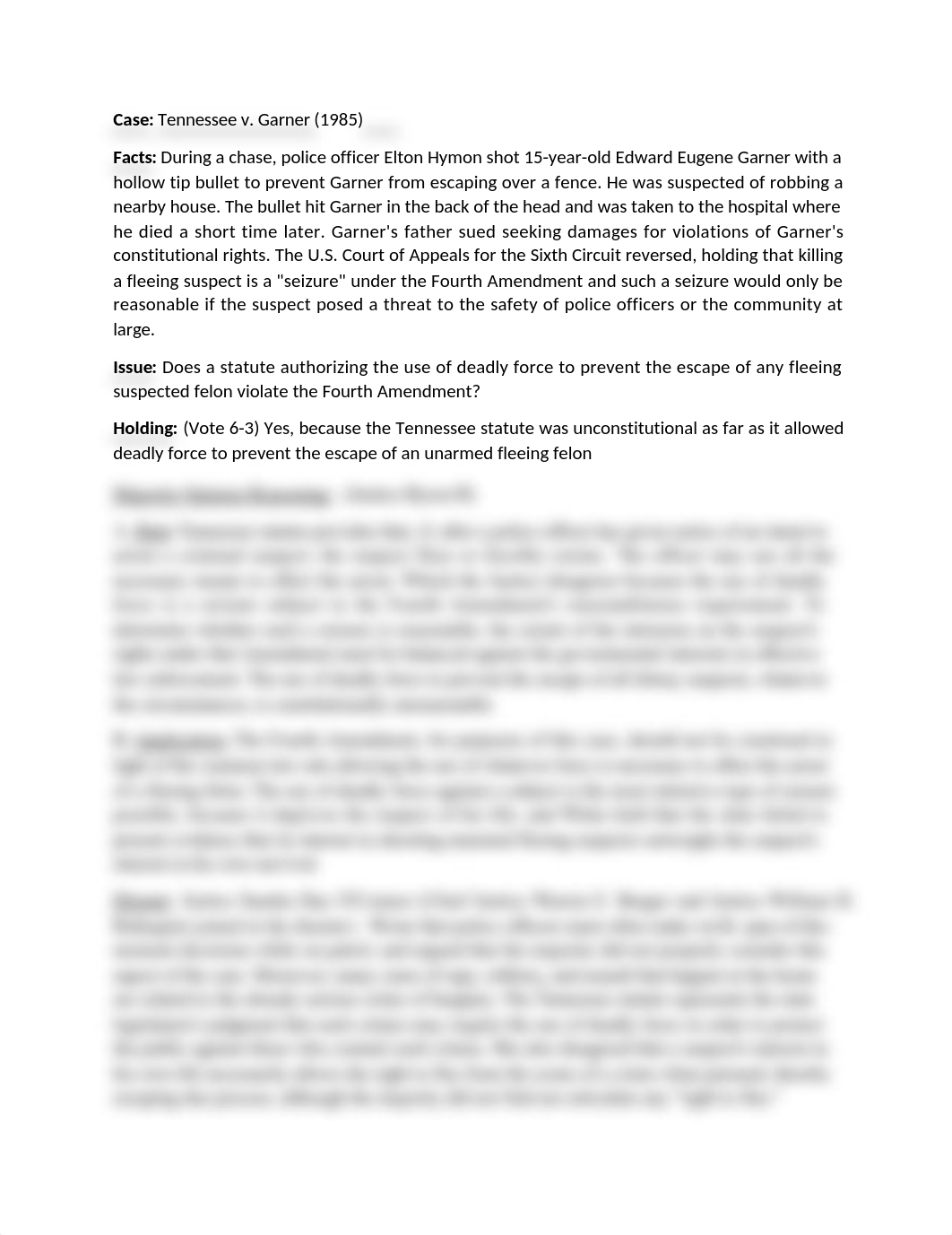 Case Brief 1(Tennessee v. Garner ).docx_d56v9fuo2tm_page1