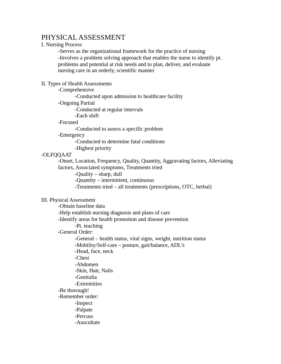 Study Guide Physical Assessment and Nursing Process (from former student).docx_d572bjxj02a_page1